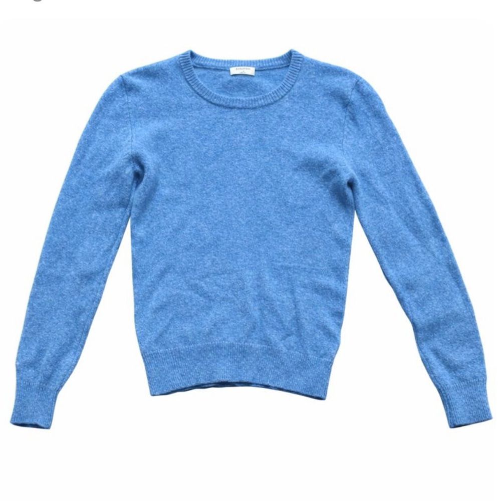 Babaton Light Blue Crewneck Sweater